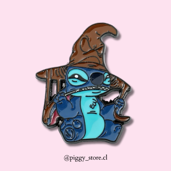 Stitch con sombrero seleccionador