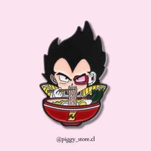 Vegeta comiendo ramen