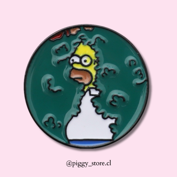 Homero Simpson en arbusto