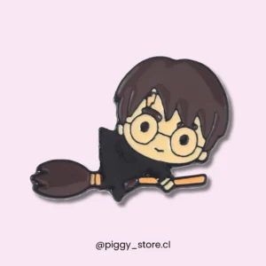 Harry volando en su escoba