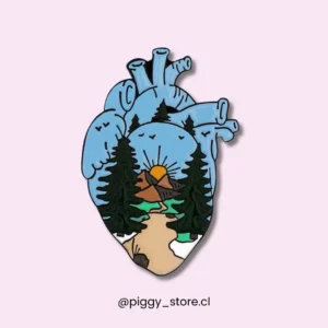 Corazón bosque montañoso
